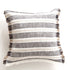 Renee Taylor Capri Stripe Cushion 50 x 50 Cms Onyx